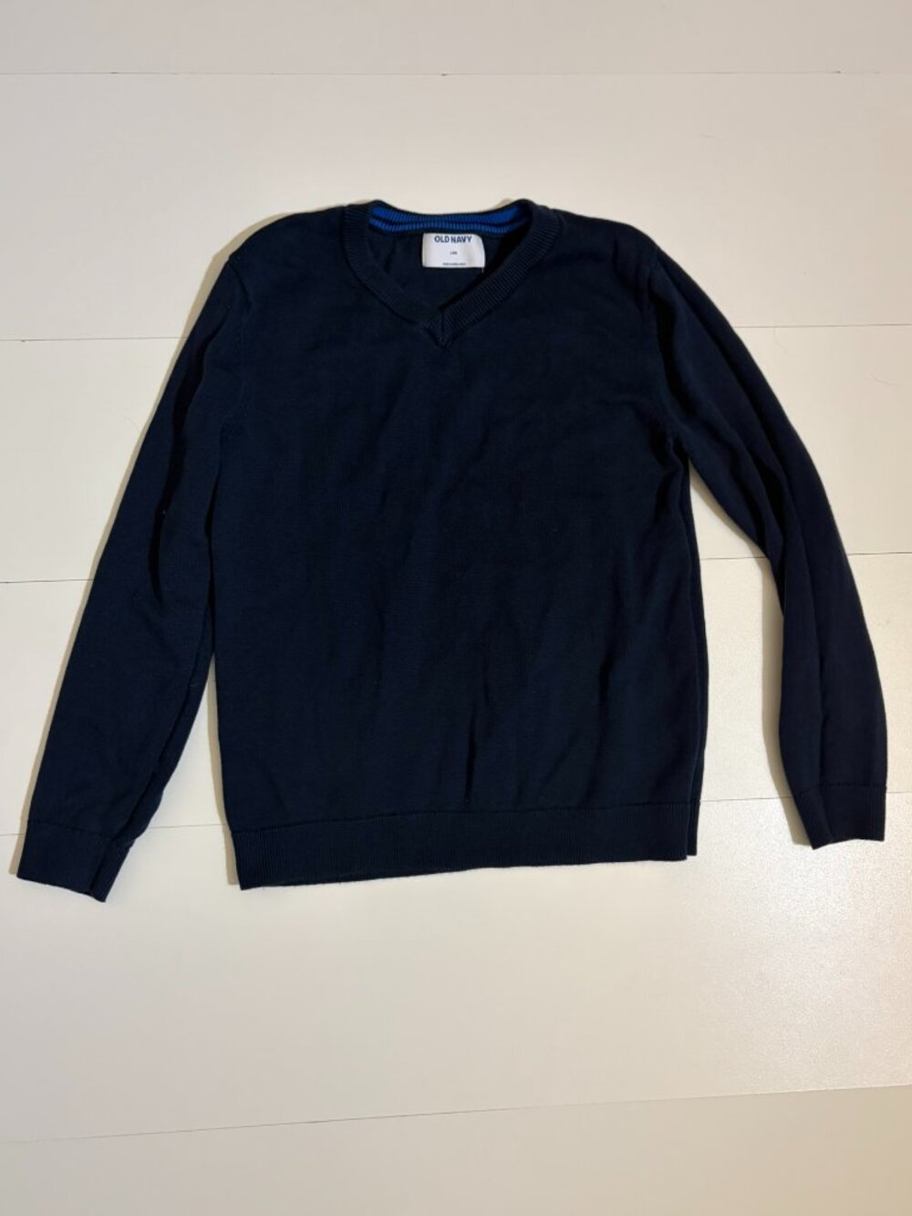 Boys Large Blue Sweater